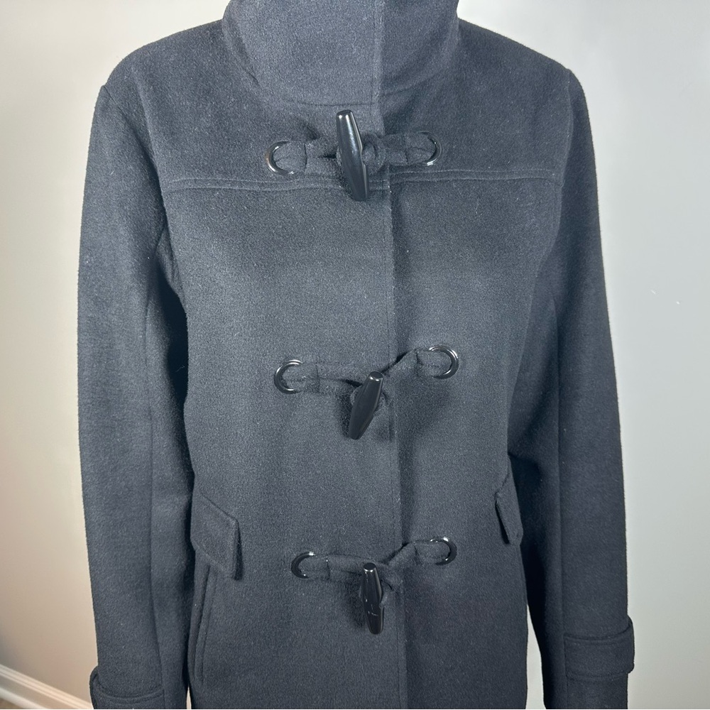 Pendleton Duffle Toggle Wool Hooded Coat - image 4